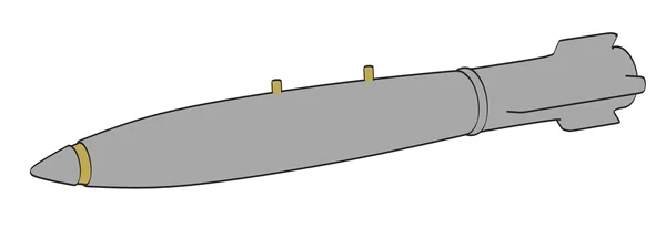 Мультфильм изображение бомбы - оружие — стоковое фото