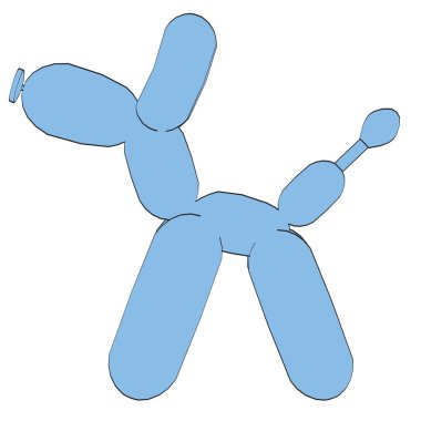 balon hayvan çizgi film resim