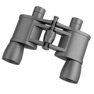 dürbün gerçekçi 3d render