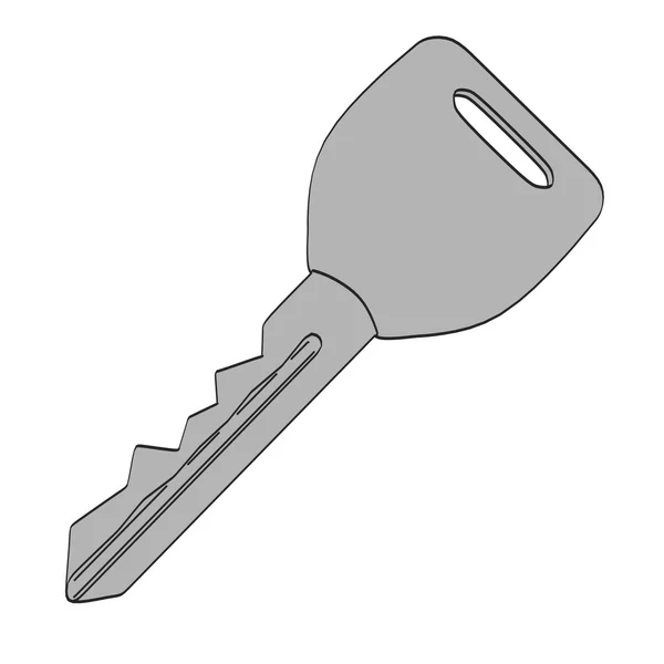 Cartoon afbeelding van auto sleutel — Stockfoto
