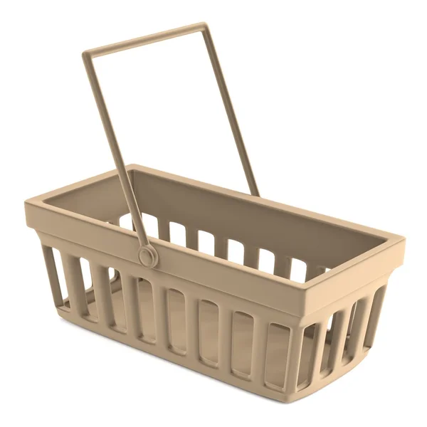 Realistic 3d render of basket — Stock Photo, Image