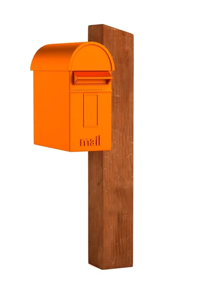 Realistyczne renderowanie 3d brytyjski skrzynki pocztowej — Zdjęcie stockowe