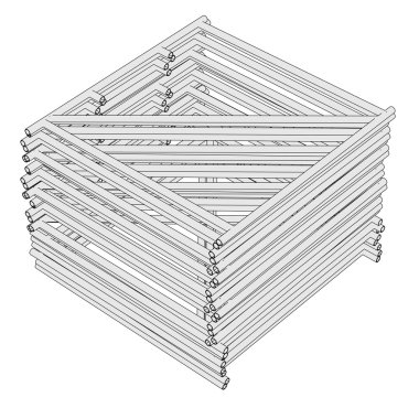 inşaat malzemesi çizgi film resim