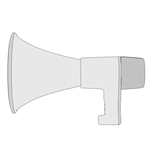 Cartoon image of bull horn — Stock Photo, Image