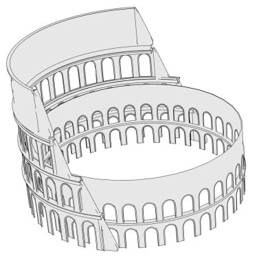 colosseum Arena çizgi film resim