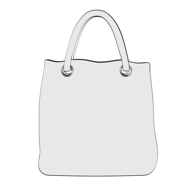 Cartoon image of shopping bag — Stock Photo, Image