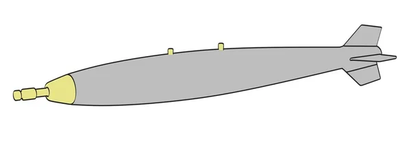 Cartoon image of bomb - weapon — Stock Photo, Image
