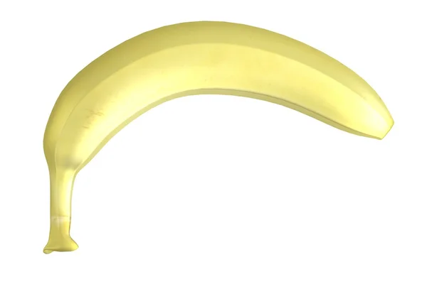 Realistic 3d render of banana — Stock Photo, Image