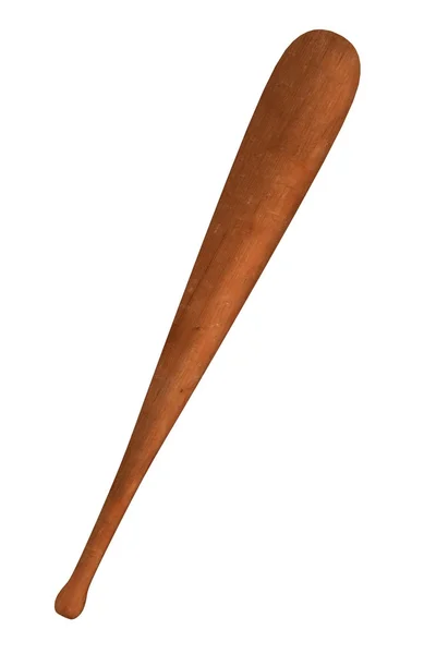 Realistic 3d render of baseball bat — Stock Photo, Image