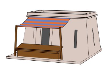 Mısır evi çizgi film resim