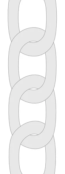 Карикатурное изображение звеньев цепи — стоковое фото