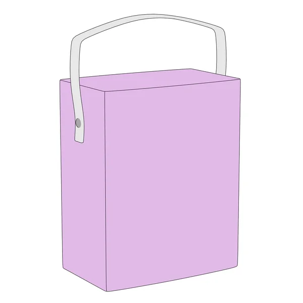 Cartoon image of detergent box — Stock Photo, Image