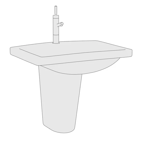 Image of basin (bathroom) — Stock Photo, Image