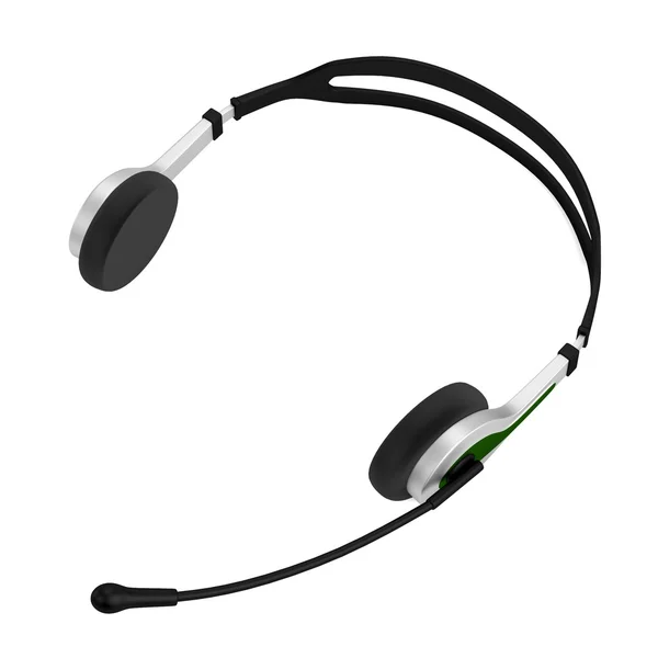 Renderizado 3D de auriculares —  Fotos de Stock