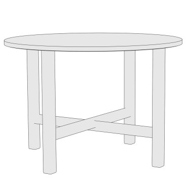 Bahçe Mobilyaları, karikatür resim