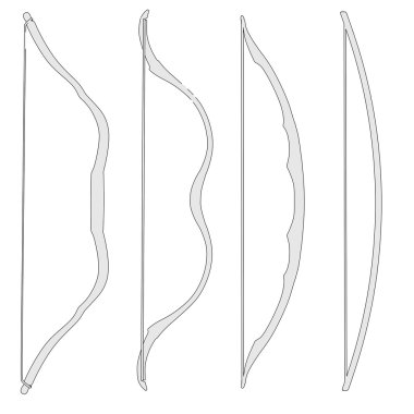 imagem dos desenhos animados do conjunto de arcos