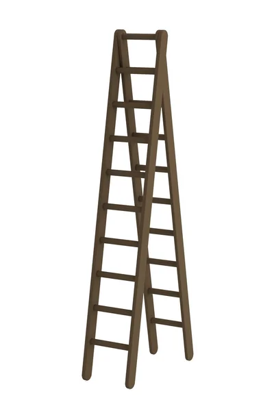 Realistic 3d render of ladder — Stock Photo, Image