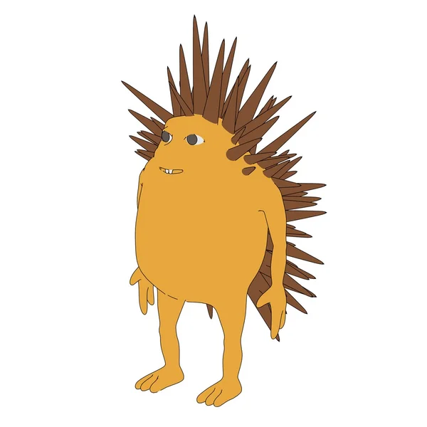 Imagine de desene animate de animal de arici — Fotografie, imagine de stoc