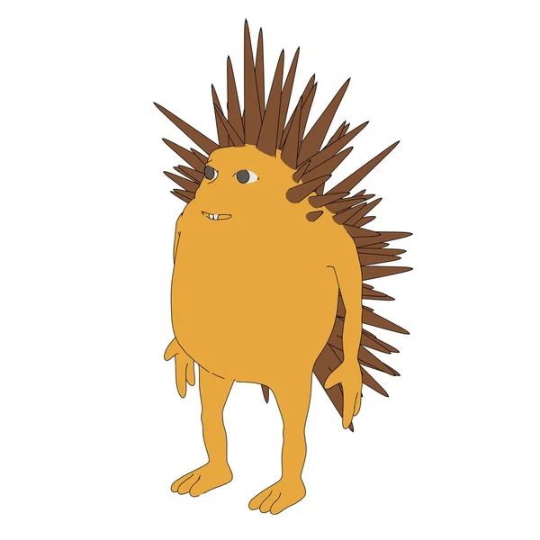 Cartoon image of hedgehog animal — Φωτογραφία Αρχείου