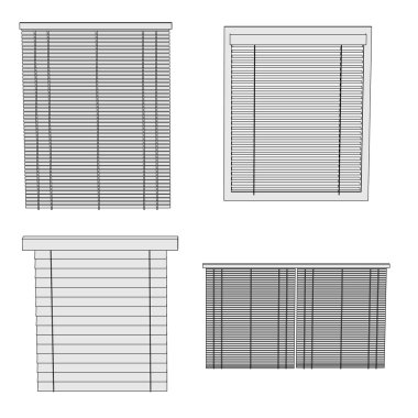 blindes windows için çizgi film resim