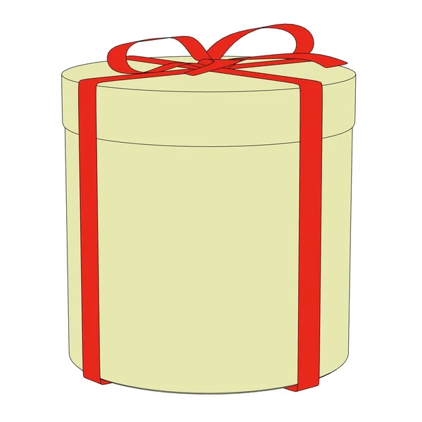 Cartoon-Bild der Geschenkbox — Stockfoto