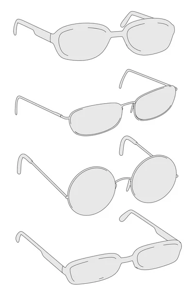Imagen de dibujos animados de gafas de ojo —  Fotos de Stock