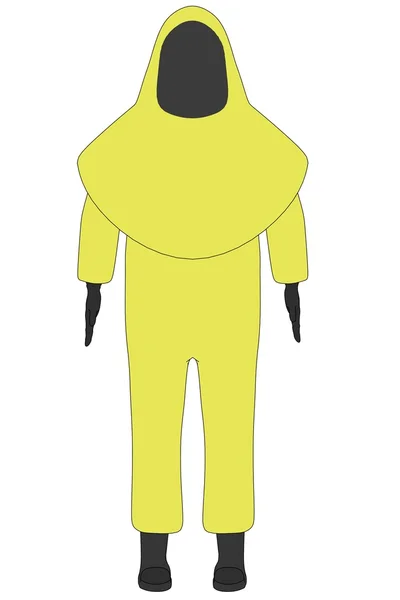 Cartoon image of chemical suit — Stock Photo, Image