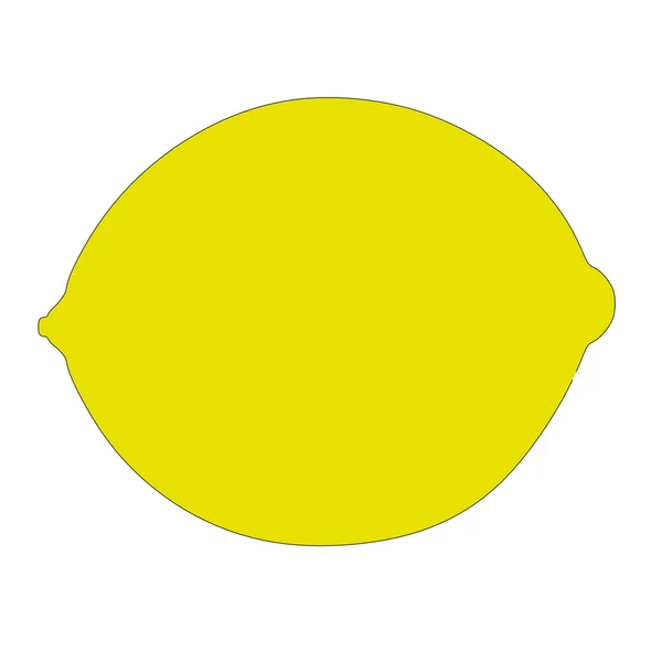 Cartoon image of lemon fruit — Stock Photo, Image