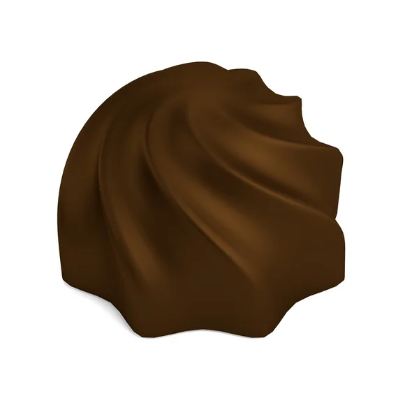 Realistic 3d render of chocolate candy — Stock Photo, Image
