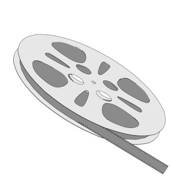 karikatür çizimi film makarası