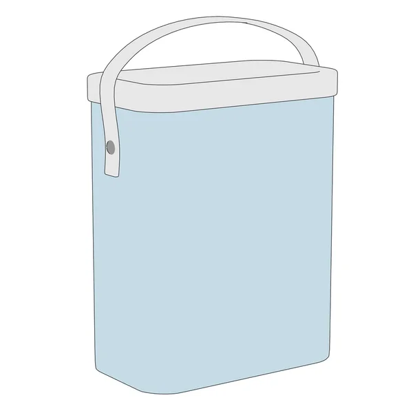 Cartoon image of detergent box — Stock Photo, Image