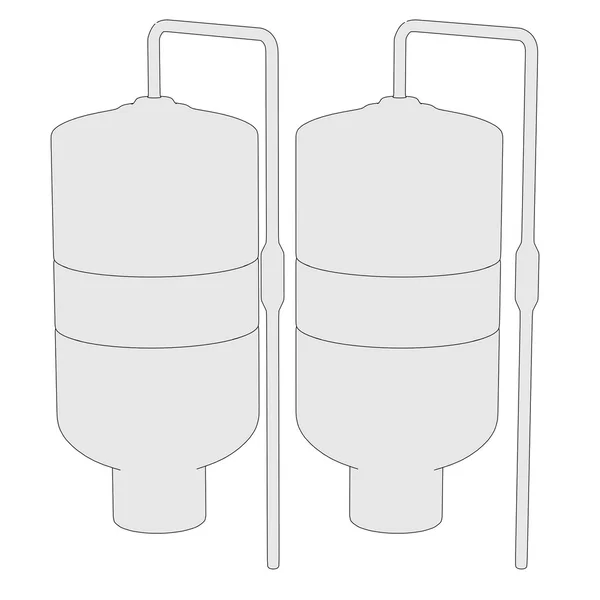 Imagen de dibujos animados de parte industrial — Foto de Stock