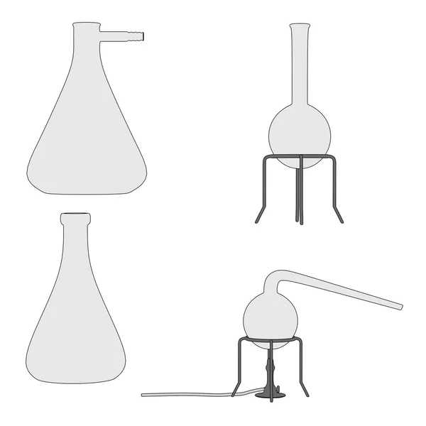 Cartoon image of laboratory tool — Stock Photo, Image