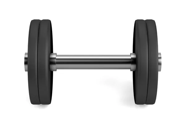 Realistic 3d render of lifting weights — Stock Photo, Image