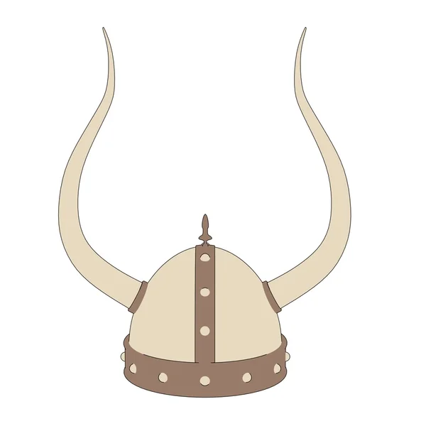 Cartoon image of medieval helmet — Stock Photo, Image