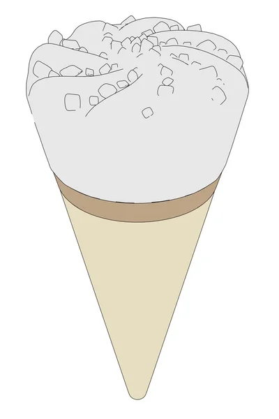 Cartoon image of ice cream — Stock Photo, Image