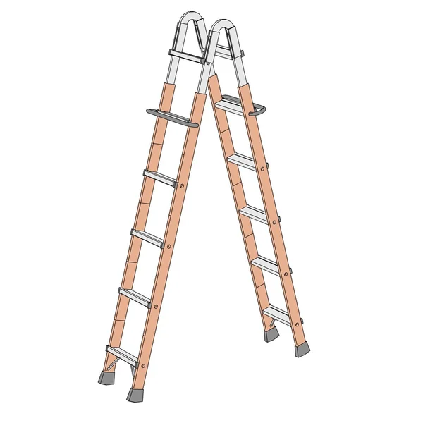 Cartoon image of ladder (steps) — Stock Photo, Image
