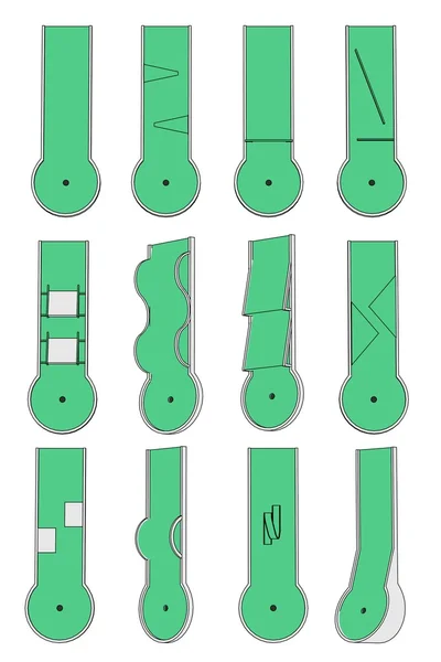 미니 골프 만화 이미지 — 스톡 사진