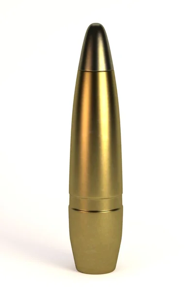 Realistic 3d render of bullet — Stock Photo, Image