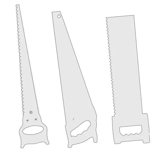 Imagen de dibujos animados de sierras de mano —  Fotos de Stock