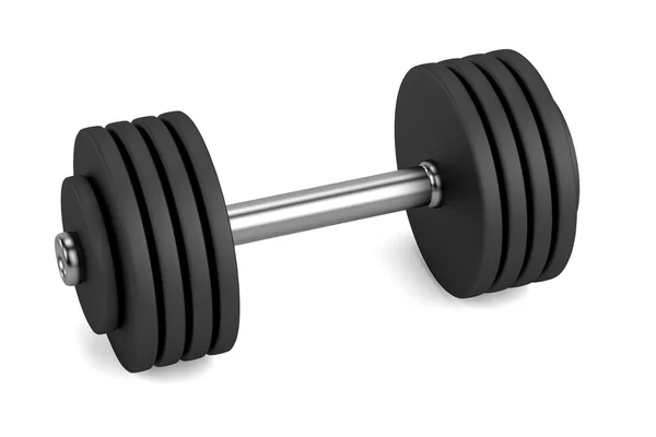 Realistic 3d render of lifting weights — Stock Photo, Image