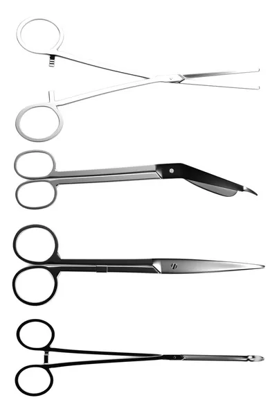 Renderização 3d realista de ferramentas de cirurgia — Fotografia de Stock