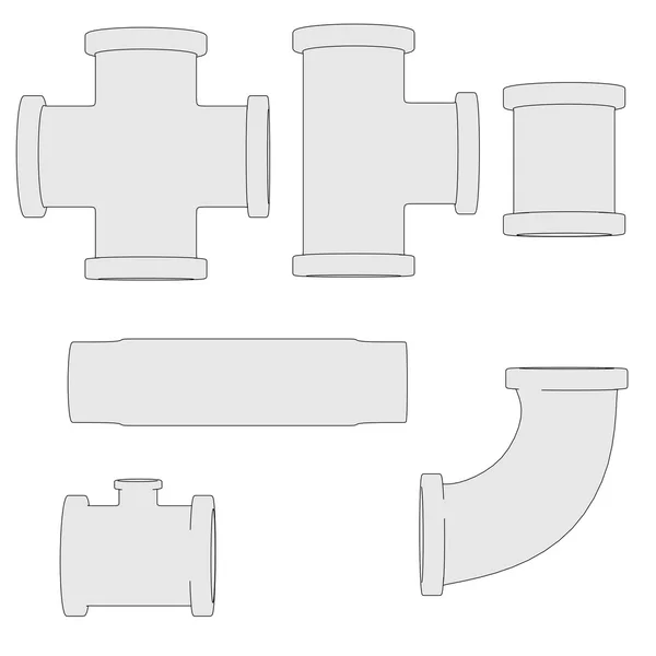 工業用パイプのイメージ — ストック写真