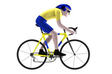 Bisiklet gerçekçi 3d render