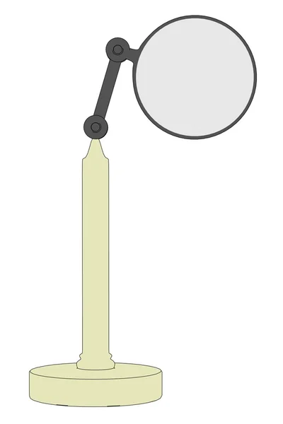 Cartoon image of loupe tool — Stock Photo, Image