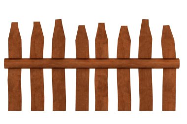 gerçekçi 3d render çit