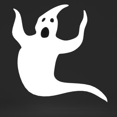 hayalet gerçekçi 3d render