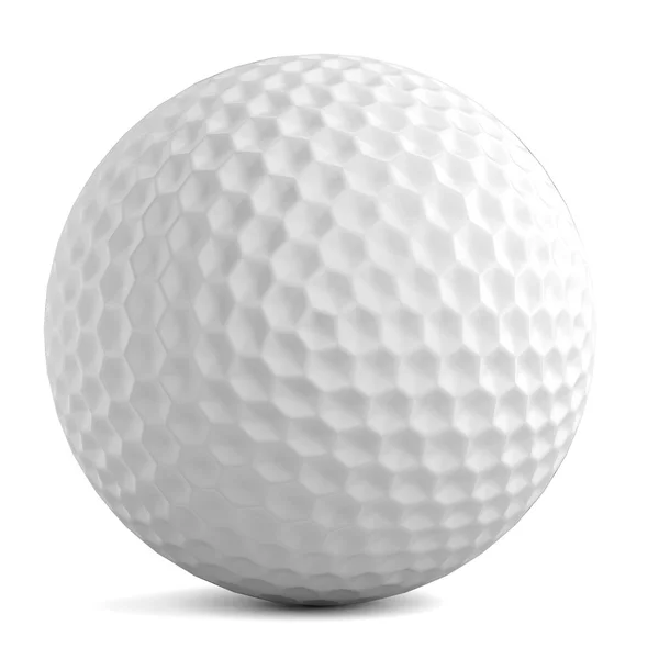Golf topu gerçekçi 3d render — Stok fotoğraf