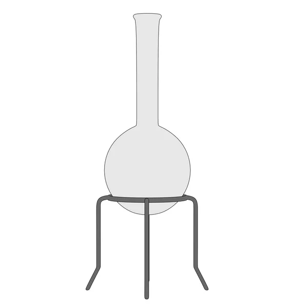 Карикатура на лабораторный инструмент — стоковое фото