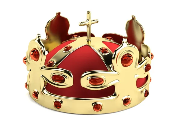 真实的 3d 渲染的皇冠 — 图库照片